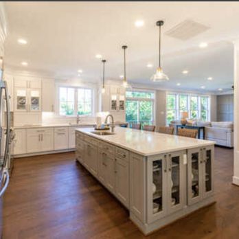 Metro Kitchen And Bath - a large kitchen with a center island - General Contractors Near Me - Burke, Virginia Metro Kitchen And Bath - a large kitchen with a center island - General Contractors Near Me - Burke, Virginia