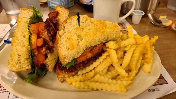Old Hamlin Restaurant - BLT on Homemade Toast - Ludington, MI