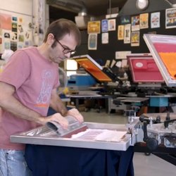 Dixon Graphics Screen Printing - Jim screen printing.