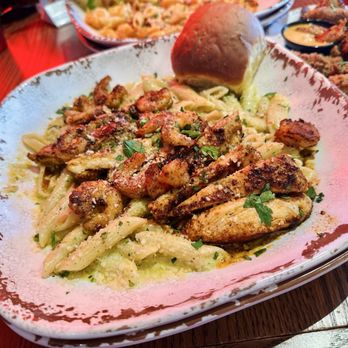 Mambo’s - Blackened chicken & shrimp pesto - Cajun/Creole Near Me - New Orleans, Louisiana Mambo’s - Blackened chicken & shrimp pesto - Cajun/Creole Near Me - New Orleans, Louisiana