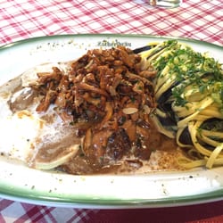 Gasthof Zacherlbräu - Ingwerrostbraten mit Pilzen