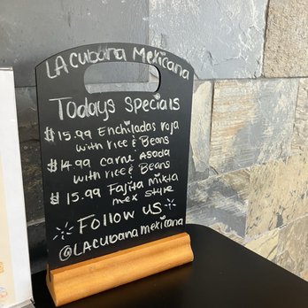 La Cubana Mexicana - Specials - Mexican Near Me - Lighthouse Point, Florida La Cubana Mexicana - Specials - Mexican Near Me - Lighthouse Point, Florida