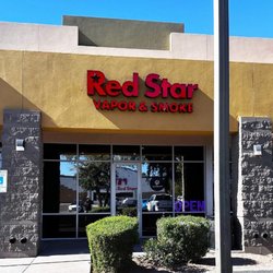 Red Star Vapor & Smoke - Exterior - New Storefront Signage Red Star Vapor & Smoke