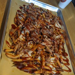 BBQ poutine fries BBQ poutine fries