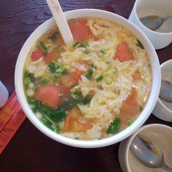 Peking Quick One - Egg Tomato Tofu Soup - Chinese Near Me - Tonawanda, New York