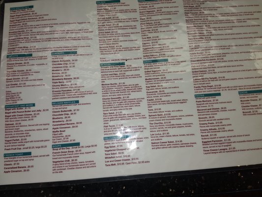 Menu photo 4 Emma's Bagel Cafe Skokie, IL