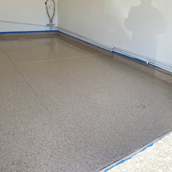 The Epoxy Garage Guy - Pattern sprinkled by hand - Flooring Near Me