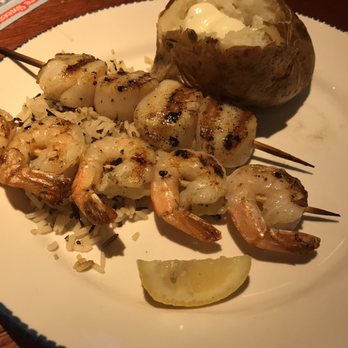 Red Lobster - Pick two wood grilled shrimp and scallops - Seafood Near Me - Springfield, Pennsylvania