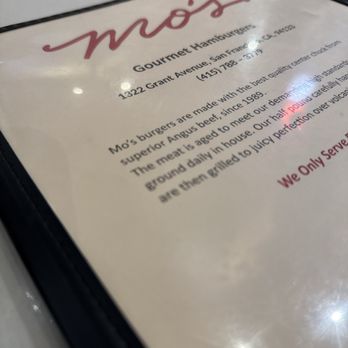 Mo's Grill - Burgers Near Me - San Francisco, California Mo's Grill - Burgers Near Me - San Francisco, California