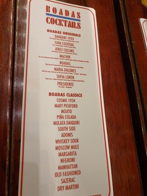 Boadas Cocktails by null