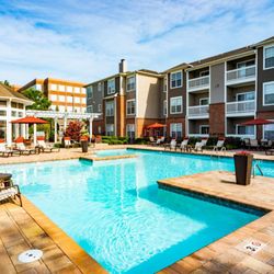 Madison Shelby Farms Apartments - Pool With Sunning Deck at Madison Shelby Farms