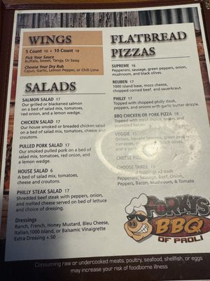 Menu photo 5 Porky's BBQ Paoli, IN