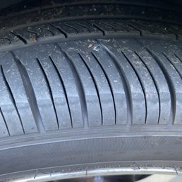 Nail in tire