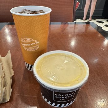 Corner Bakery Cafe - 14 dollars is what ur looking at. 14.99 for Texas Roadhouse for steak & two sides. Go eat their Togo - Bakeries Near Me - Dallas, Texas