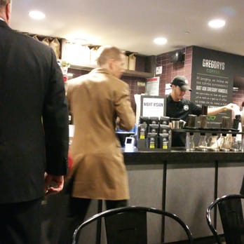 Gregorys Coffee - Warming up with an afternoon Almond milk latte at Gregory's on 55th and Madison. - Coffee & Tea Near Me - New York, New York Gregorys Coffee - Warming up with an afternoon Almond milk latte at Gregory's on 55th and Madison. - Coffee & Tea Near Me - New York, New York