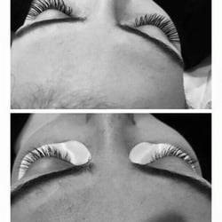 Lincoln Nails and Spa - Before and after #lashextentions