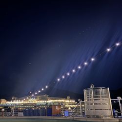 Holland America Line - Sea View Pool at night!