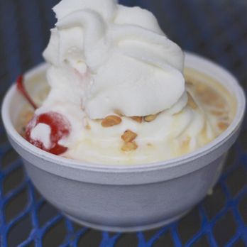 Mrs Curl Ice Cream - Half-melted butterscotch sundae - Ice Cream & Frozen Yogurt Near Me - Greenwood, Indiana Mrs Curl Ice Cream - Half-melted butterscotch sundae - Ice Cream & Frozen Yogurt Near Me - Greenwood, Indiana