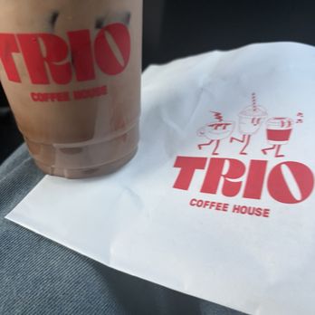 Trio Coffee House - "I deserve this" raspberry mocha latte and a cookie! :) - Coffee & Tea Near Me - Palmdale, California Trio Coffee House - "I deserve this" raspberry mocha latte and a cookie! :) - Coffee & Tea Near Me - Palmdale, California