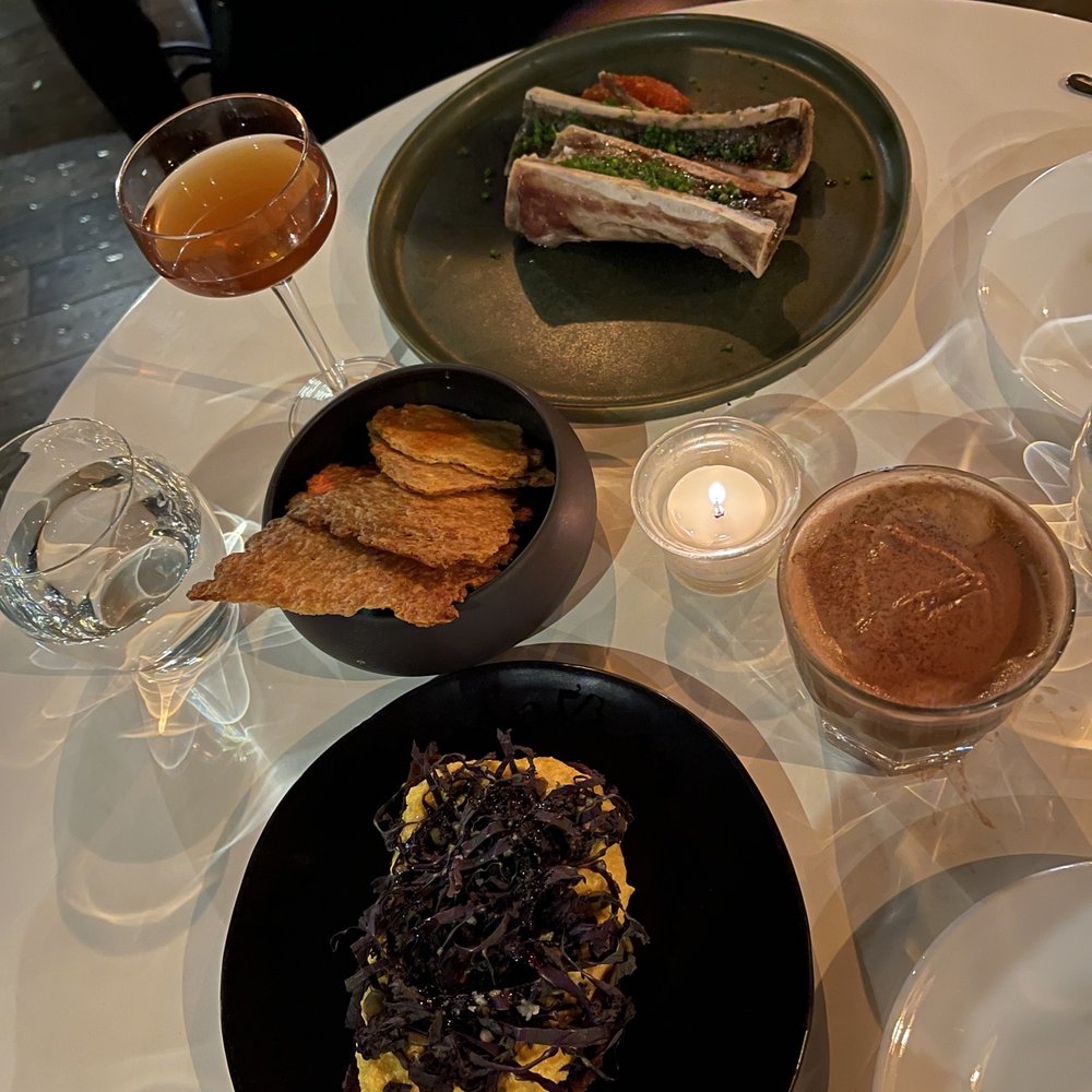 Waxlight Bar A Vin - Bone marrow, spaghetti squash toast - Wine Bars Near Me - Buffalo, New York Waxlight Bar A Vin - Bone marrow, spaghetti squash toast - Wine Bars Near Me - Buffalo, New York