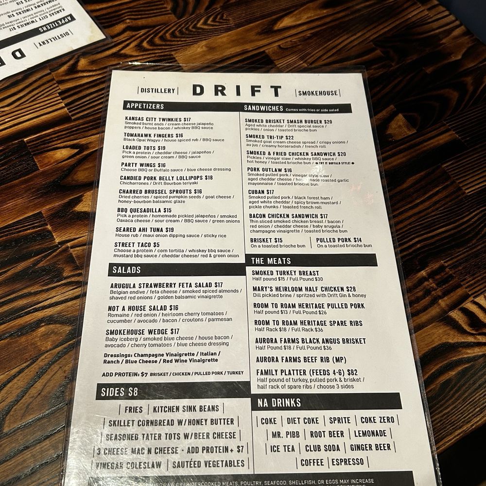 Drift Distillery - Menu - Distilleries Near Me - San Clemente, California Drift Distillery - Menu - Distilleries Near Me - San Clemente, California