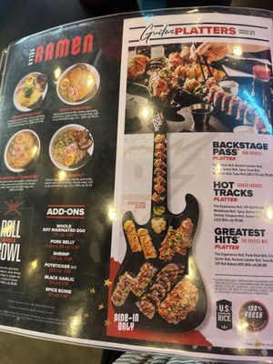 Menu photo 1 Rock N Roll Sushi Tucson, AZ Menu photo 1 Rock N Roll Sushi Tucson, AZ