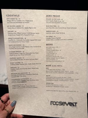 Menu photo 5 Roosevelt Phoenix, AZ