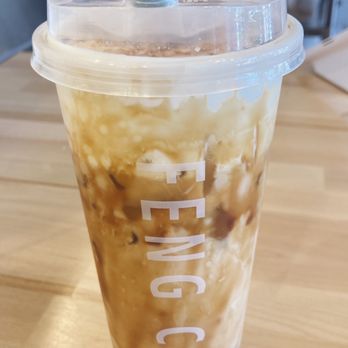 Feng Cha Teahouse - Creme Brulee Dirty Boba* - Desserts Near Me - Newark, California Feng Cha Teahouse - Creme Brulee Dirty Boba* - Desserts Near Me - Newark, California