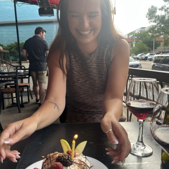 Trattoria Stella - Birthday Tiramisu! - Italian Near Me - Denver, Colorado