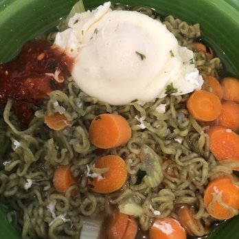 Noodelist - My lemongrass chickenish' ramen noodles. I added the poached egg, carrots, and celery. - Food Delivery Services Near Me - Palo Alto, California Noodelist - My lemongrass chickenish' ramen noodles. I added the poached egg, carrots, and celery. - Food Delivery Services Near Me - Palo Alto, California