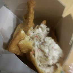 The inedible crab rangoon