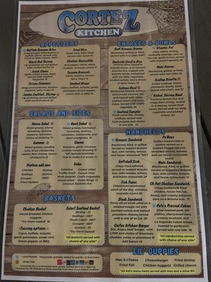 Menu photo 2 Cortez Kitchen Cortez, FL