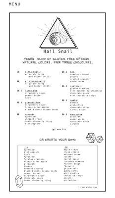Menu photo 2 Hail Snail Portland, OR Menu photo 2 Hail Snail Portland, OR