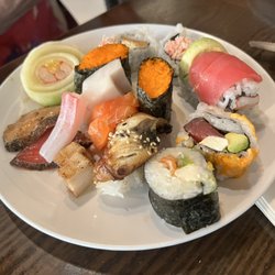 POC American Fusion Buffet & Sushi - A selection of sushi from the sushi buffet