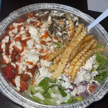 Gyro Corner - Combo platter chicken & lamb - Mediterranean Near Me - Sacramento, California Gyro Corner - Combo platter chicken & lamb - Mediterranean Near Me - Sacramento, California