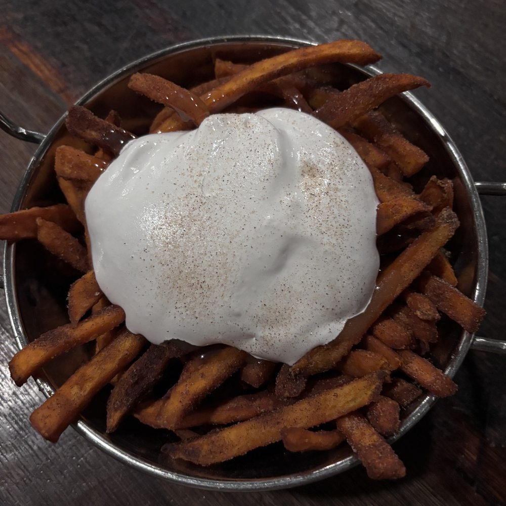 Mason’s Brewing - Loaded sweet potato fries - Breweries Near Me - Brewer, Maine