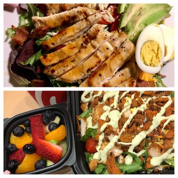 Chick-fil-A - My Cobb salad on top, Chik-fil-A's on bottom. - Fast Food Near Me - Walnut Creek, California