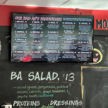 Bad As's Sandwich - Menu - Sandwiches Near Me - Orlando, Florida