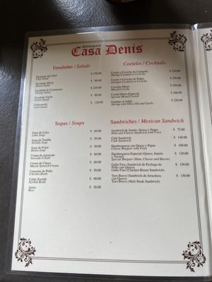Menu photo 4 Casa Denis San Miguel de Cozumel, ROO Menu photo 4 Casa Denis San Miguel de Cozumel, ROO