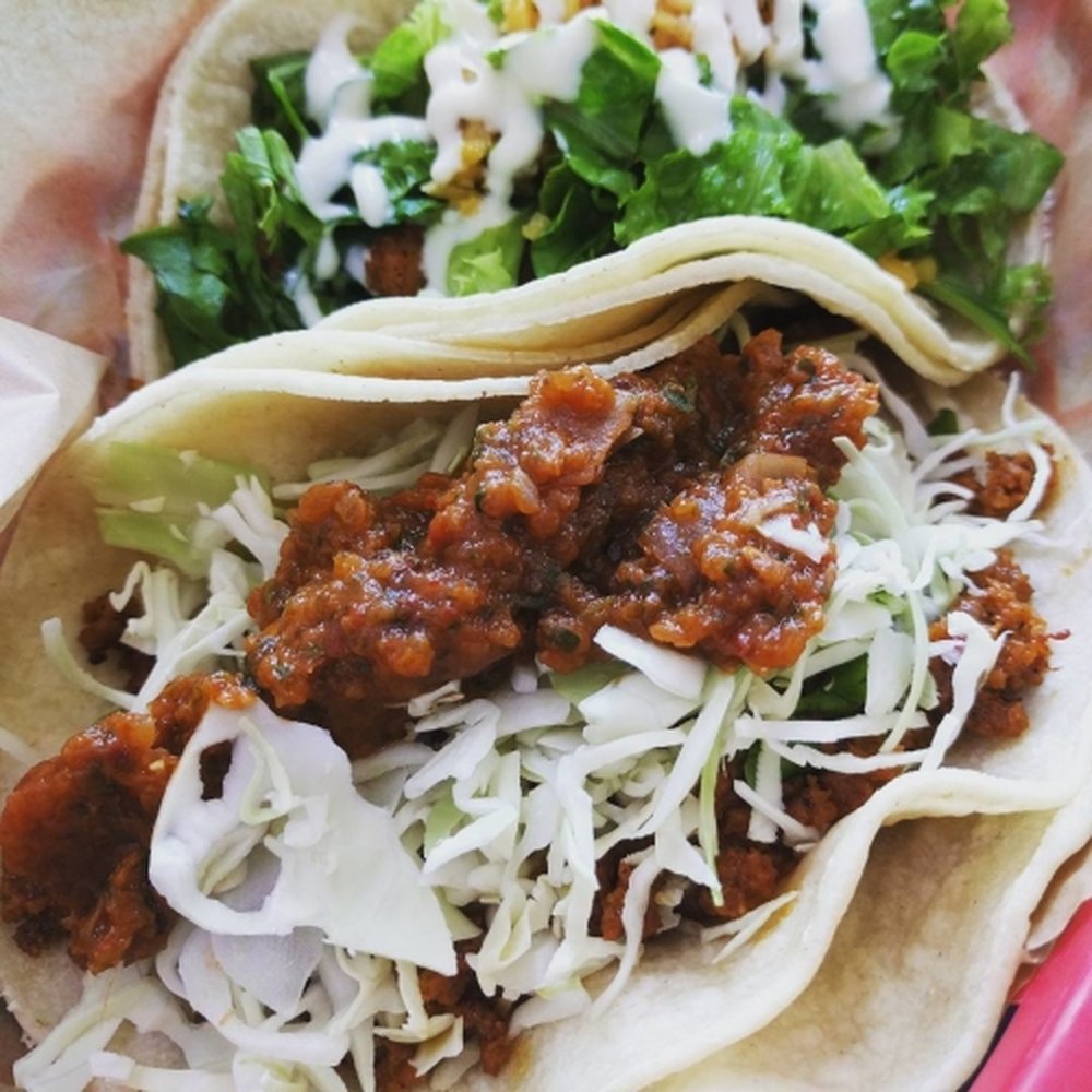 Taco Party - Chimichurri and Chorizon Seitan - Mexican Near Me - Somerville, Massachusetts Taco Party - Chimichurri and Chorizon Seitan - Mexican Near Me - Somerville, Massachusetts
