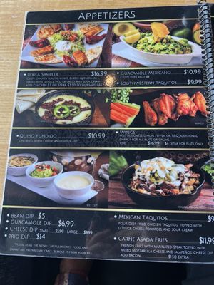 Menu photo 1 Tekila Mexican Bar & Grill Jackson, TN Menu photo 1 Tekila Mexican Bar & Grill Jackson, TN