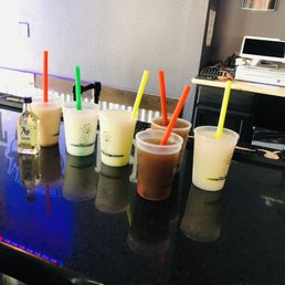 The various slushes we ordered The various slushes we ordered