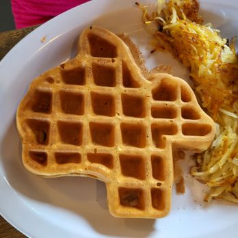 CC’s Cafe - my daughter removed the chicken for full effect of the TEXAS waffle. - Breakfast & Brunch Near Me - Waller, Texas CC’s Cafe - my daughter removed the chicken for full effect of the TEXAS waffle. - Breakfast & Brunch Near Me - Waller, Texas