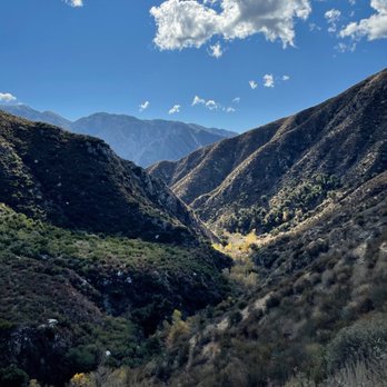 Trail Canyon Falls - View out along the canyon - Hiking Near Me - Tujunga, California
