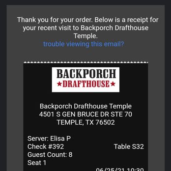 Backporch Drafthouse - Temple - American Near Me - Temple, Texas Backporch Drafthouse - Temple - American Near Me - Temple, Texas