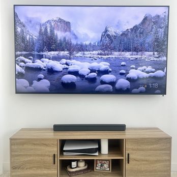Sandeep Singh Handyman Services - Mounted our TV and assembled the console below - TV Mounting Near Me Sandeep Singh Handyman Services - Mounted our TV and assembled the console below - TV Mounting Near Me