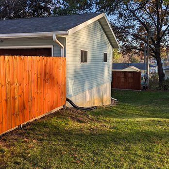 Perfect Picket Fence and Stain - Existing treated privacy fence cleaned and stained for not only a beautiful look, but long term protection of your investment. - Fences & Gates Near Me Perfect Picket Fence and Stain - Existing treated privacy fence cleaned and stained for not only a beautiful look, but long term protection of your investment. - Fences & Gates Near Me