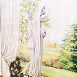 Hotel Mozart - Le pareti della sala colazione