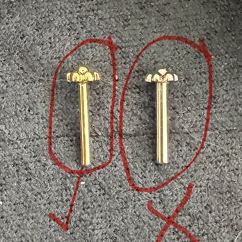 Maria Tash - The one with an x is the one given to me on my appointment, look how thick it is! - Jewelry Near Me - Los Angeles, California Maria Tash - The one with an x is the one given to me on my appointment, look how thick it is! - Jewelry Near Me - Los Angeles, California