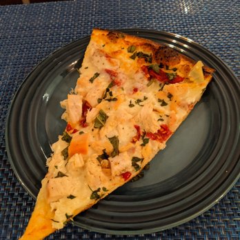 Mangiamo Pizza - a slice of pizza on a plate - Pizza Near Me - Aptos, California Mangiamo Pizza - a slice of pizza on a plate - Pizza Near Me - Aptos, California